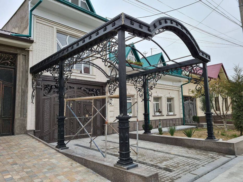 Навес, козырёк и ограждения на заказ