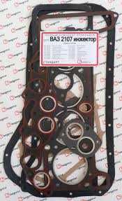 Прокладки комплект (полный) для ВАЗ-2107 Инжектор Стандарт