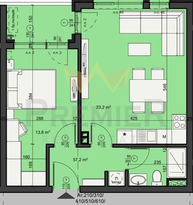 Продава се Двустаен апартамент в Бургас, Меден рудник - зона В - 65 кв.м за 542 €/кв.м - Снимка #11