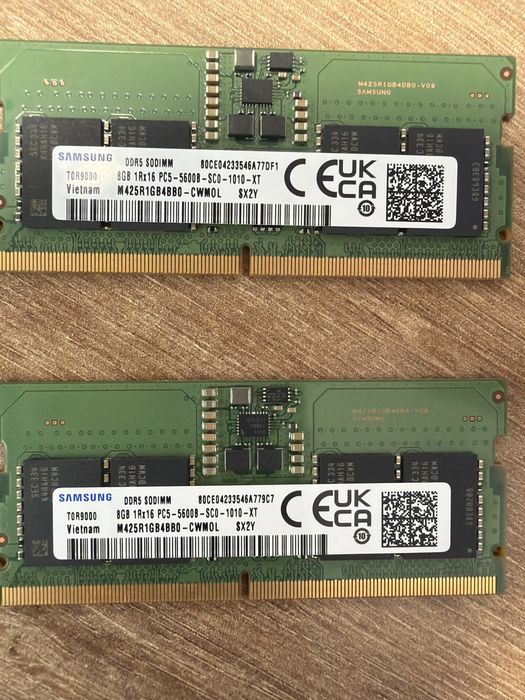 16GB RAM (Kit 2x 8GB) memorie pt. laptop SO-DIMM, DDR5, 5600MHz