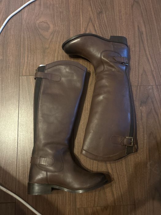 cizme full piele maro marimea 36