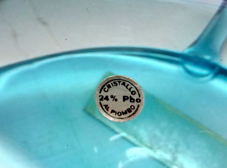 Стара Бонбониера Венециански Оловен Кристал МУРАНО Ръчна Работа