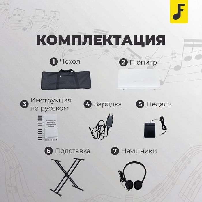 Складное цифровое пианино