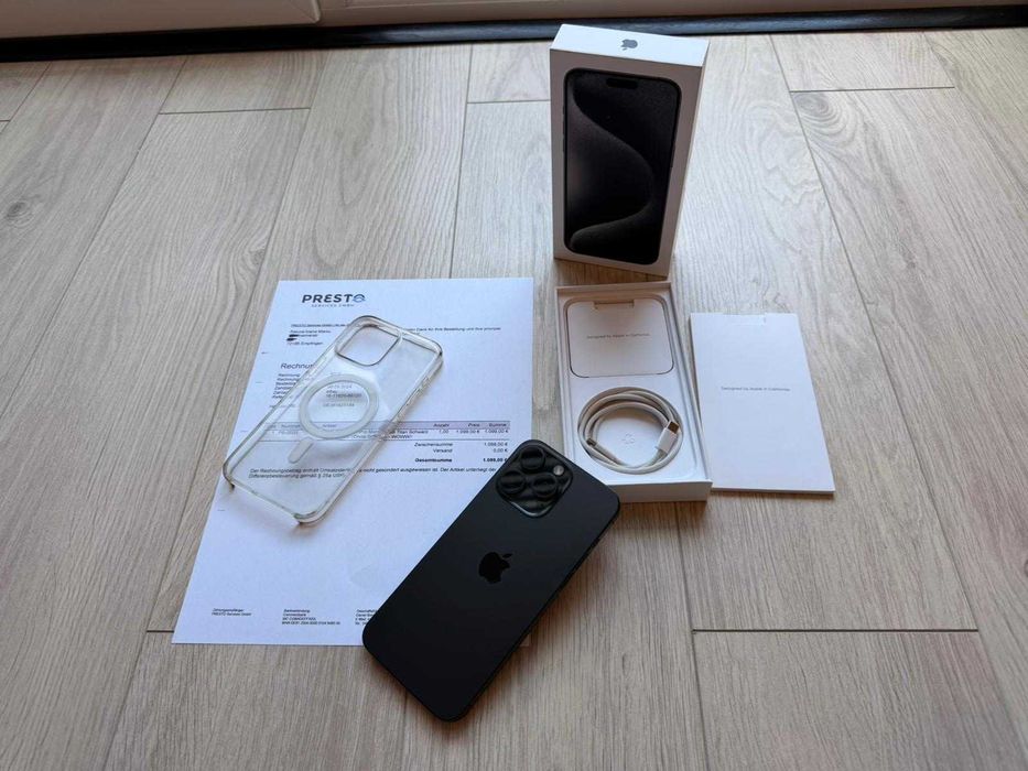 Iphone 15 Pro Max Back Titanium cu Factura