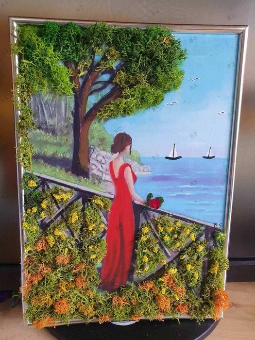 Картина със сканидинавски мъх