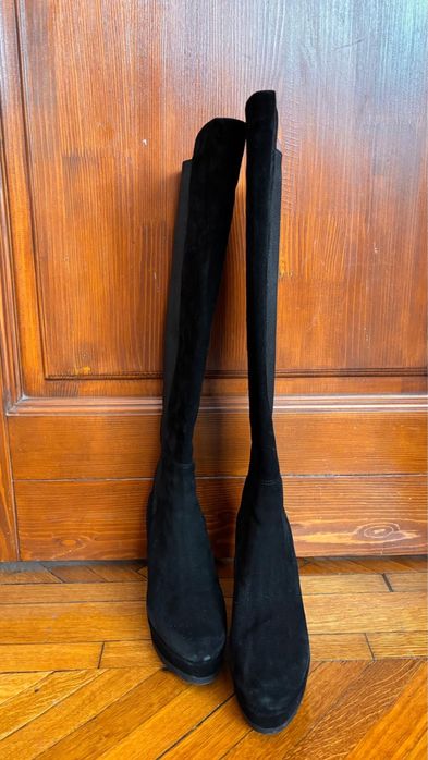 Cizme Muzette piele intoarsa m 37