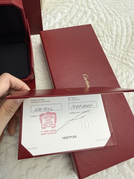 Cartier d’amour браслет