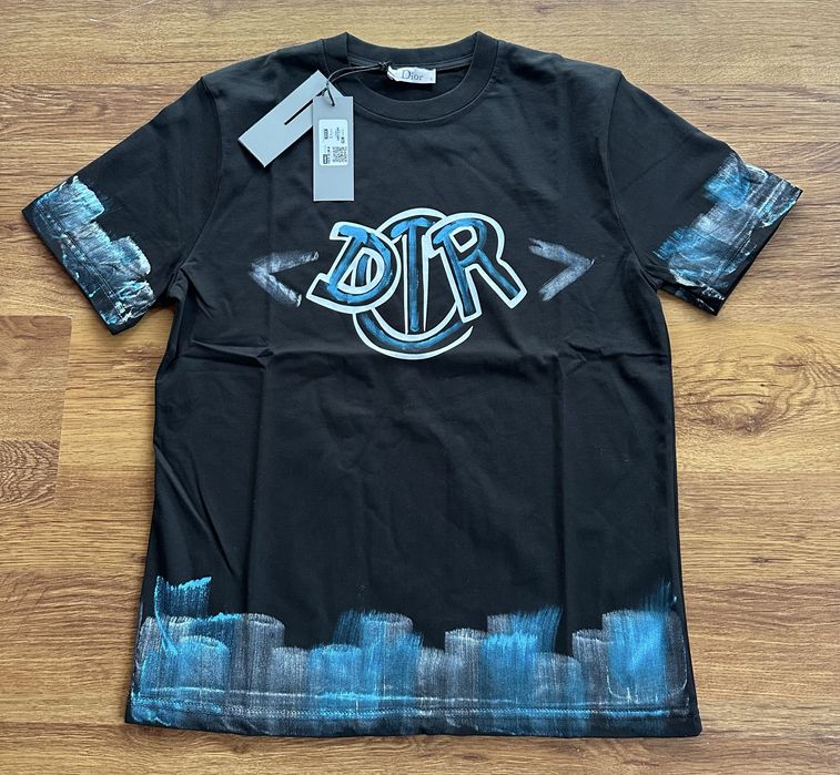 Мъжка,памучна,черна тениска Dior