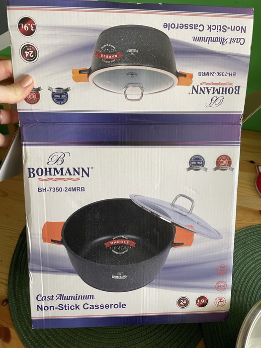 Oala bohmann cu capac