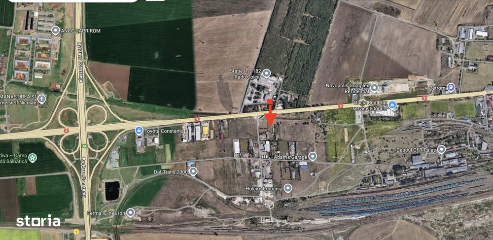 Teren industrial in Constanta 5000 mp cu PUD aprobat Hale AUTOSTRADA