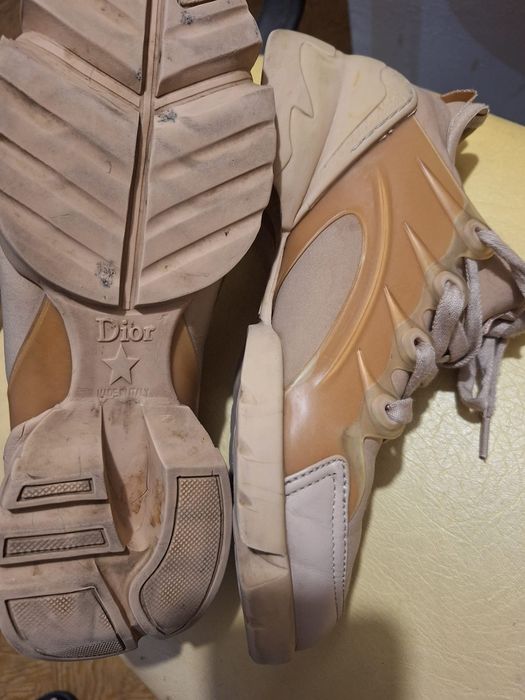 Pantofi cu șireturi Christian Dior Nude