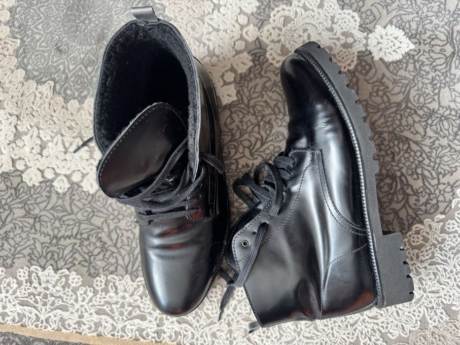 Ботинки на меху 38,5-39 размер