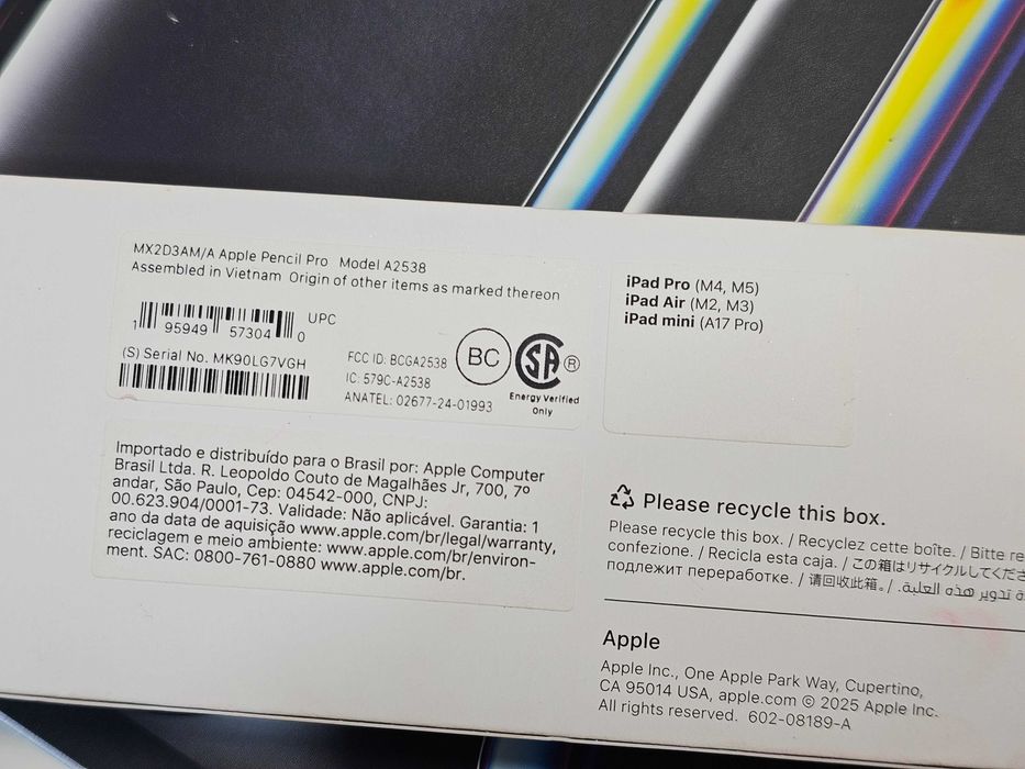 ПРОДАМ Стилус Apple Pencil PRO. Состояние ОТЛИЧНОЕ.