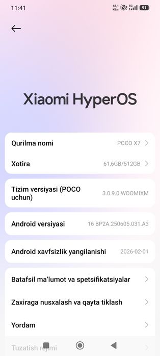 Poco x7 12+12/512