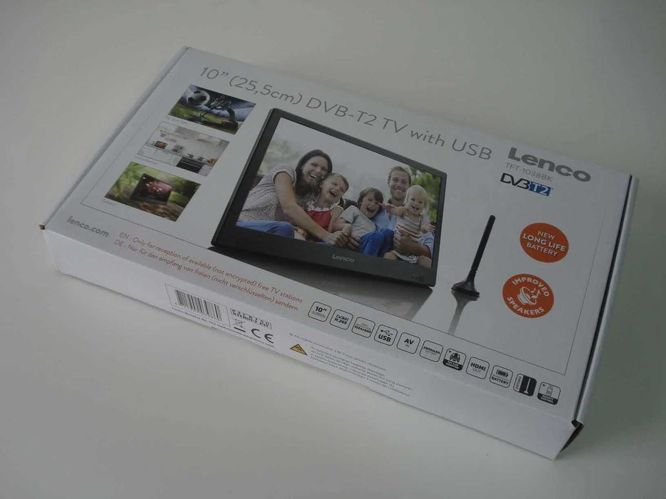 Televizor Lenco TFT-1038BK 10" LED progr gratuite nu Sony Samsung LG