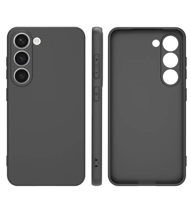 Husa Silicon Neagra / Clara 0.25MM - Samsung A21S/A22/A23/A25/A24/A26