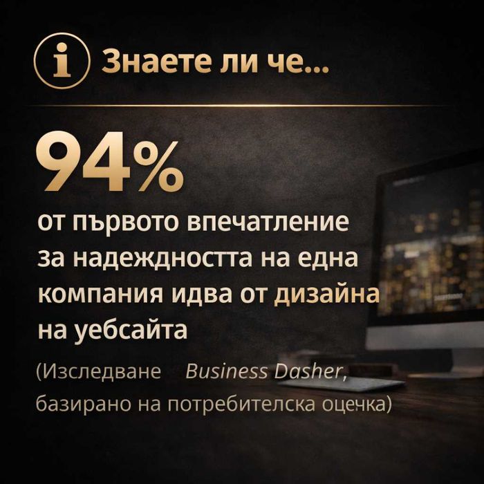 ПРО уебсайт за услуги +домейн +хостинг +про имейл - всичко вкл. за 1 г