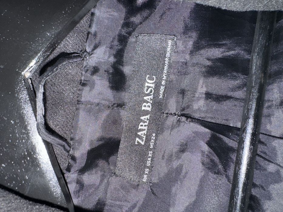 Палто с качулка с пух  Zara