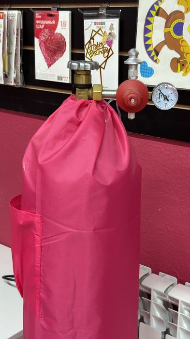 Баллон для гелия, +редуктор, много шариков