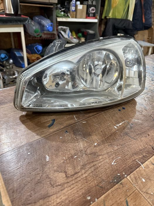 Фара калина 1 левая стекло оригинал бош