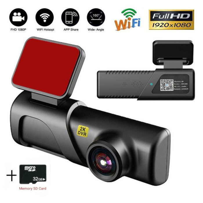 Видеорегистратор за автомобил 2K HD WIFI USB DVR камера, авто камера
