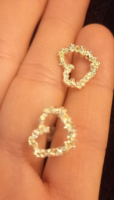 Cercei argintii eleganti