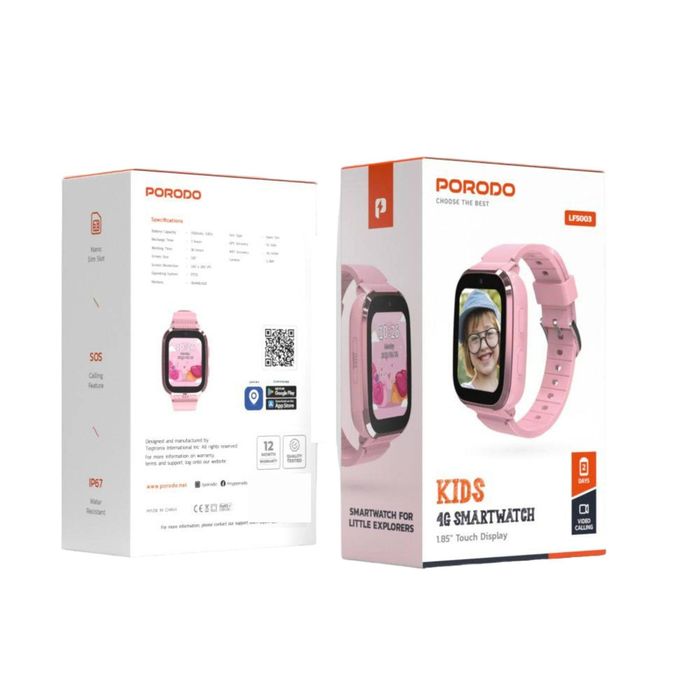 Новый Детские часы Baby Smart Watch Porodo 4G