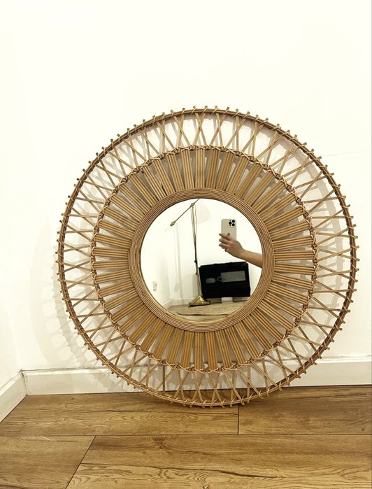 Зеркало круглое декор интерьер