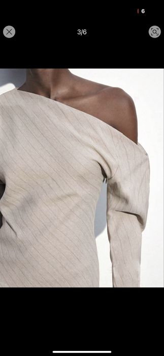 Rochie asimatrica, tip zara, marimea s 36