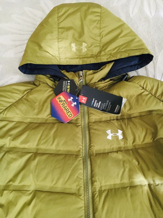 UNDER ARMOUR USA STORM оригинальный пуховик на гусином пуху подарок