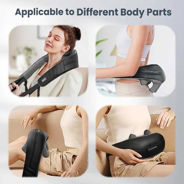 Безжичен, преносим 4D Shiatsu масажор