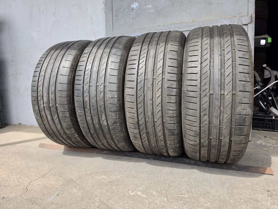 4 бр. летни гуми 225/50/17 Continental AO DOT 2x1821 2x0919 4-5 mm