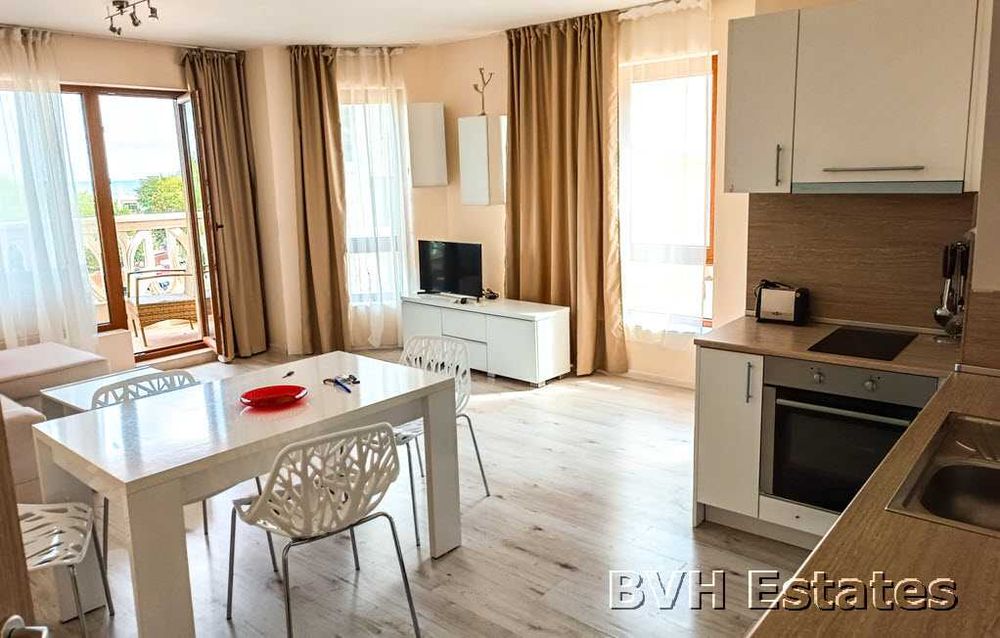 Очарователен двустаен апартамент с морска гледка в комплекс ”Varna South Bay Residence”