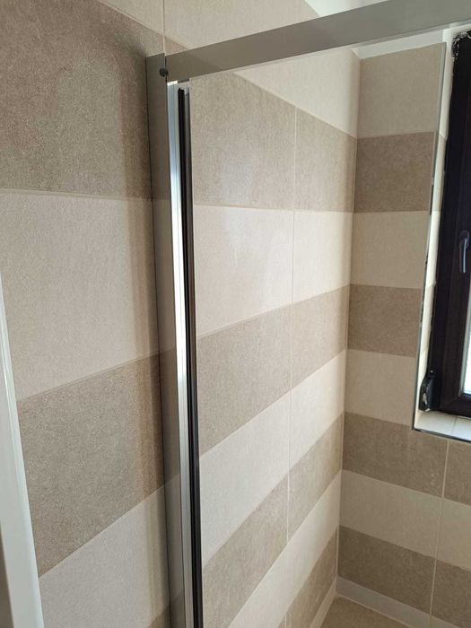 Usa culisanta baie, 137 x 180 , profil aluminiu