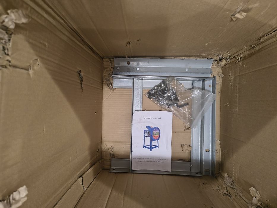 Мелница за фураж за животни, малка мелница 3.300 W за домашно отглеждане с превключвател за старт