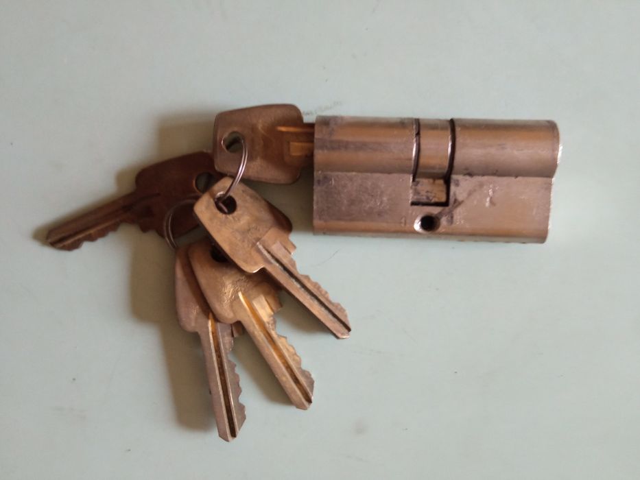 Личинка цилиндровый механизм для врезного замка с ключами