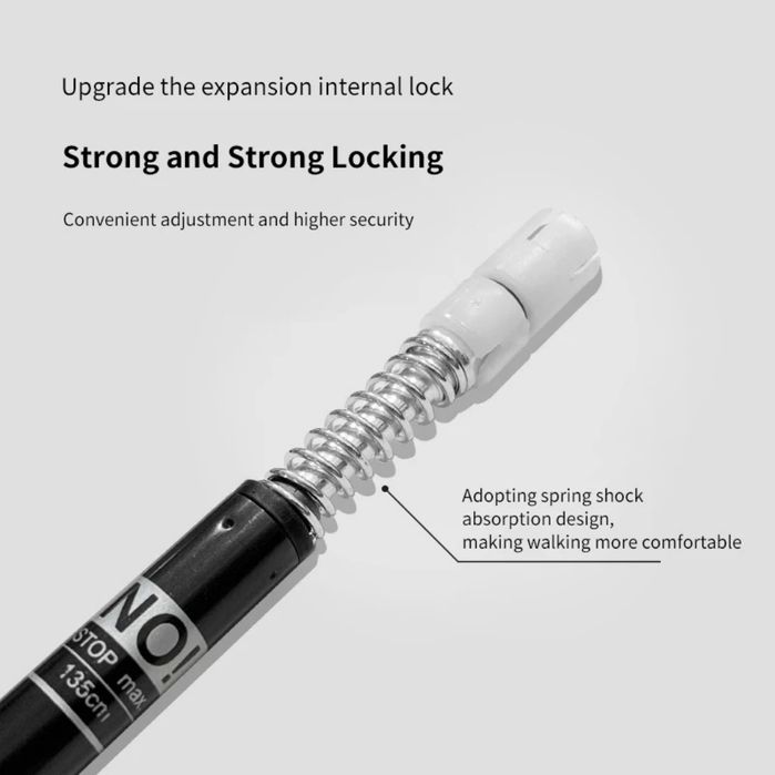 Треккинговая палка (черная)