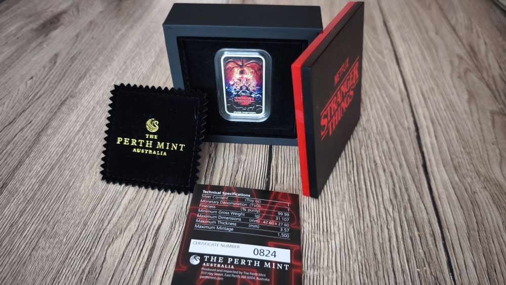 Колекционерска Сребърна Монета "Stranger Things" (Сезон 2) – 1 oz