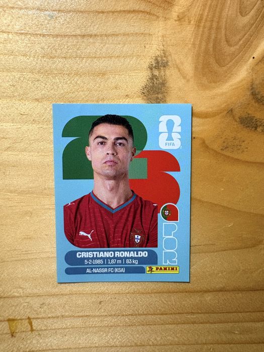 Panini Sticker World Cup 2026 Cristiano Ronaldo