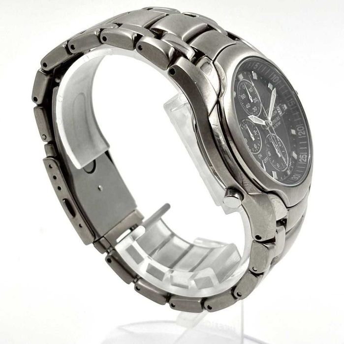 Ceas de mana barbati Citizen AN2250-54E Super Titanium Black 40 mm