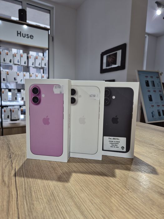 iPhone 16 256gb Black/Pink/White Neverlocked/Fact+Garantie