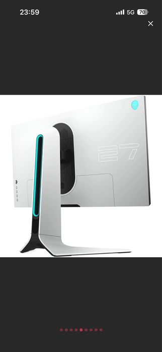 Monitor Gaming LED IPS DELL Alienware AW2720HFA, 27", Full HD, 240Hz, AMD Free-Sync, negru-argintiu