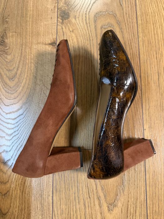 Pantofi Valleazzurra – piele naturală, Made in Italy, mărimea 39