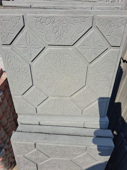 Брусчатка, тротуарная плитка поребрик.