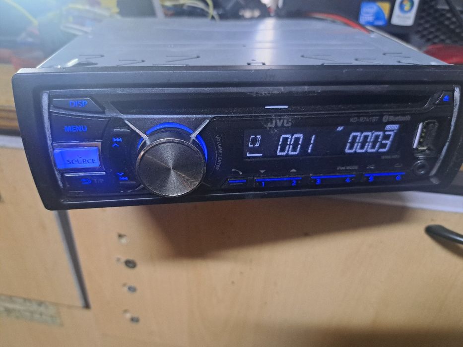 Оригинален JVC KD R741BT CD.USB Bluetooth Aux.Mp3