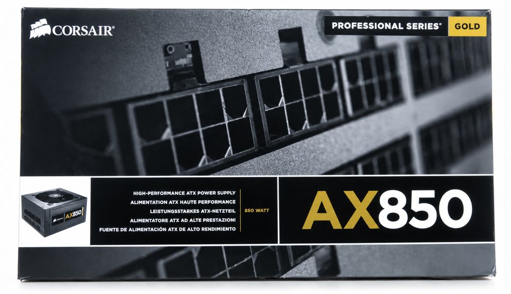 Захранване Corsair AX850 Professional Series Gold