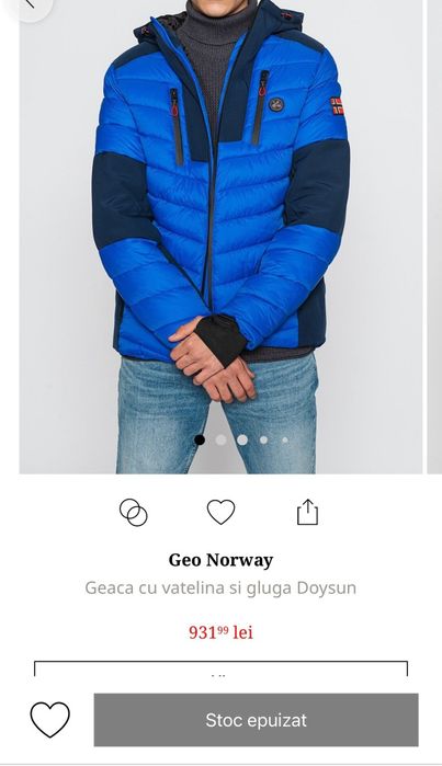 Geaca munte Geo Norway XL original Nu Tommy Nu Gant Nu Boss,Nike