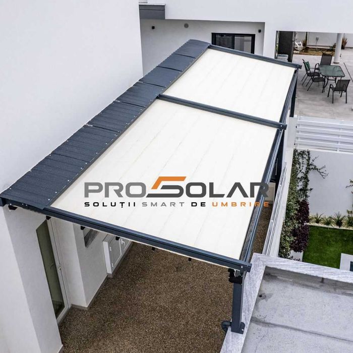 Pergola aluminiu membrana PVC