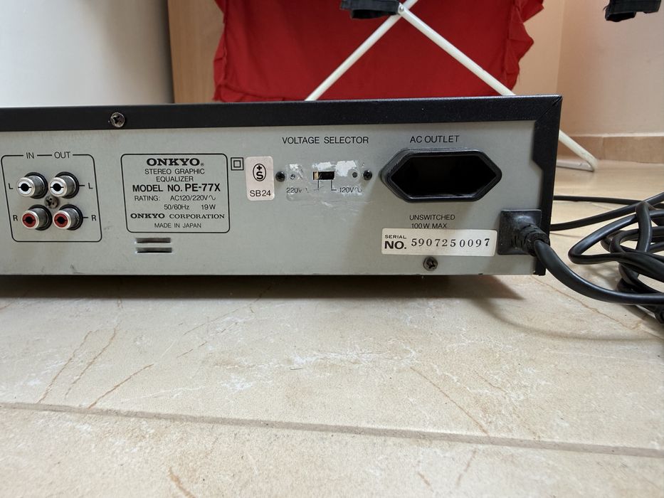 Onkyo PE-77X Еквалайзер
