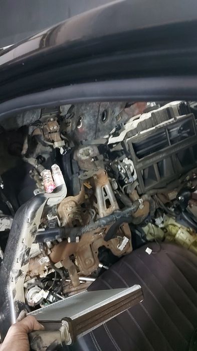 Замена радиатора печки